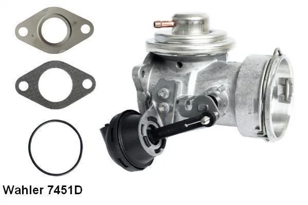 Клапан EGR VW Caddy III 1.9TDI WAHLER 7451D (фото 1)