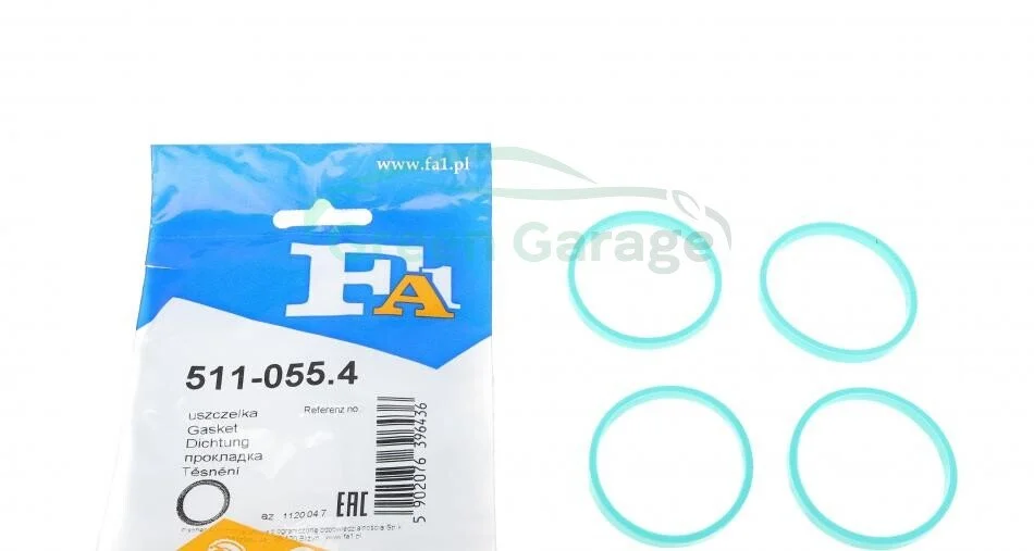 Комплект прокладок впускного коллектора 4шт VAG 1.4 16V/1.6 16V (вир-во Fischer) Fischer Automotive One (FA1) 511055.4 (фото 1)