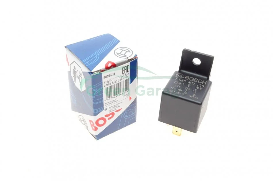 Реле 12 V 30A - кратн. 10 шт BOSCH 0986AH0250 (фото 1)