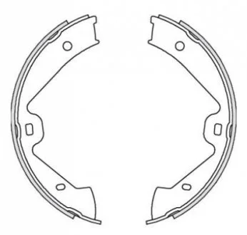 Колодки гальмівні барабанні REMSA 4675.00