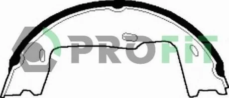 Колодки гальмівні барабанні PROFIT 50010227