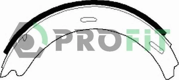 Колодки гальмівні барабанні PROFIT 50010196 (фото 1)