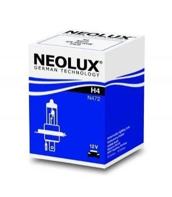 Лампа фарна H4 12V 60/55W P43t (вир-во Neolux) NEOLUX N472 (фото 1)