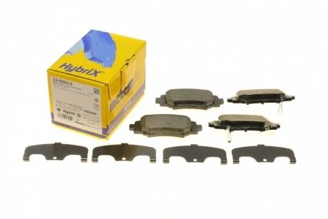 Комплект гальмівних колодок METELLI 2209930
