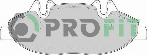 Колодки гальмівні дискові PROFIT 50001493 (фото 1)