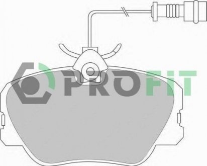 Колодки гальмівні дискові PROFIT 5000-0415
