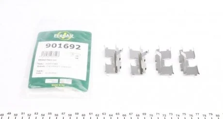 Комплект приладдя, накладка дискового гальма FRENKIT 901692