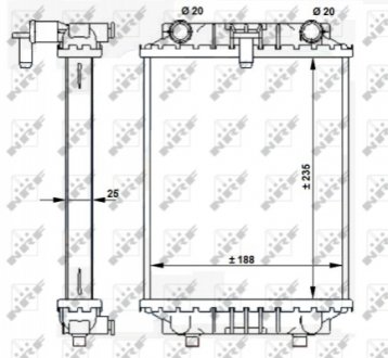 Радіатор охолоджування NRF 59183