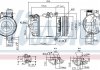 Компресор кондиціонера NISSENS 89483 (фото 1)