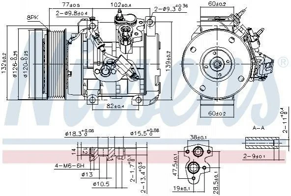 Компресор кондиціонера NISSENS 890153 (фото 1)