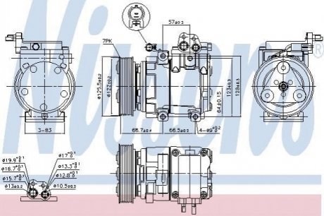 Компресор кондиціонера NISSENS 890129