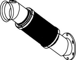 Труба вихлопного газу DINEX 54280