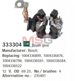 Щіткотримач стартера HC-CARGO 333304