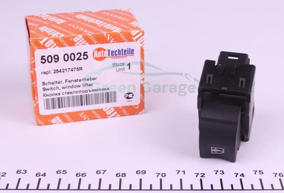 Кнопка склопідіймача AUTOTECHTEILE 509 0025 (фото 1)