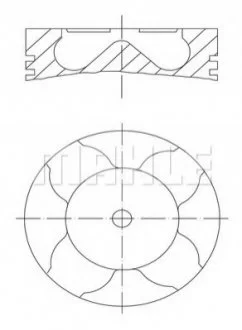 A_Поршень Mahle AUDI MAHLE / KNECHT 0334012