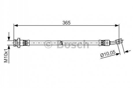 Тормозний шланг BOSCH 1987481499 (фото 1)