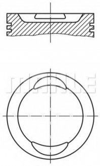 Поршень Mahle VW MAHLE / KNECHT 0297302