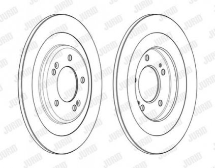 Гальмівний диск JURID 563001JC
