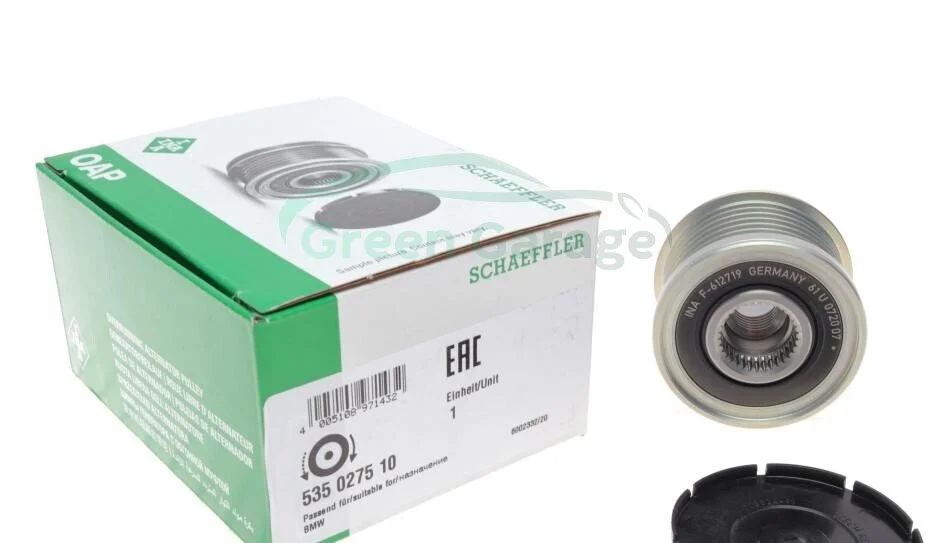 Механизм свободного хода генератора BMW 1 (E87), 02/03 - 01/13 (Пр-во) INA 535 0275 10 (фото 1)