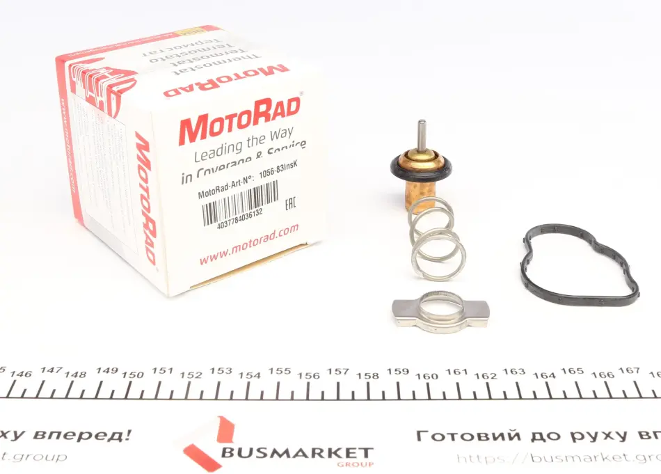 Термостат системи охолодження (83°C) MERCEDES A (W176), B SPORTS TOURER (W246, W242), CITAN MIXTO (DOUBLE CABIN), CITAN (MPV), CITAN/MINIVAN (W415), CLA (C117) 1.5D/1.5DH/1.6 06.08- MOTORAD 105683InsK (фото 1)