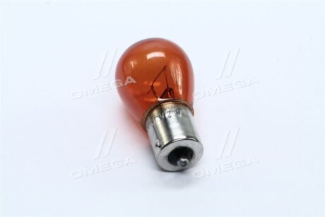 Лампа покажчиків поворотів і стоп-сигналів оранж. BA15s Amber 12V P21W <ДК> Dk-дорожня карта DK-12V21W_BA15s Ambe