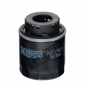 Фильтр масляный двигателя AUDI, VW (пр-во Hengst) HENGST H312W01