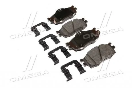 Колодки тормозные дисковые (пр-во Mobis) Hyundai/Kia/Mobis 581011JA10