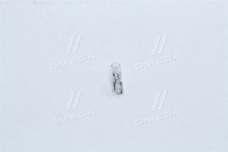 Лампа індикаторна W2x4,6d 12V 1,2W <ДК> Dk-дорожня карта DK-12V1.2W_W2x4,6d