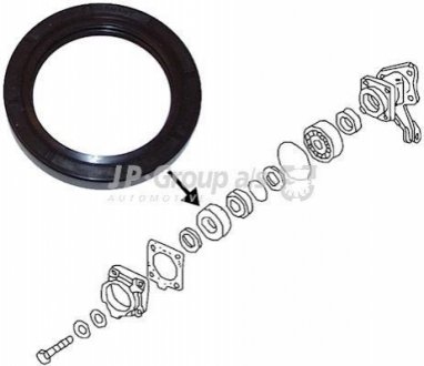 Фото сальник JP GROUP 8151250600 Сальник JP GROUP 8151250600