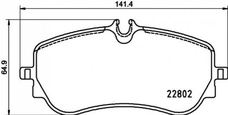 Klocki ham. tyі MAN VW HELLA 8DB355037751