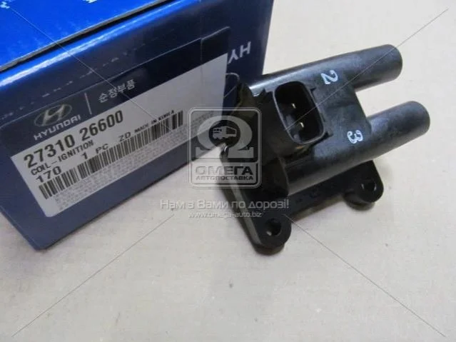 Котушка запалення Hyundai/Kia/Mobis 2731026600 (фото 1)