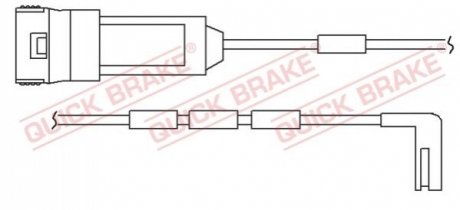 Датчик зносу гальмівних колодок QUICK BRAKE WS 0124 A