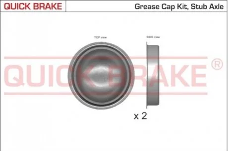 Пилозахисні ковпачки для ступиці QUICK BRAKE 9822K