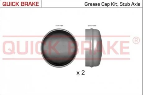 Ковпачок, підшипник колеса QUICK BRAKE 9821K