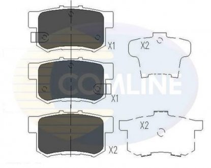 - Гальмівні колодки до дисків COMLINE CBP36049