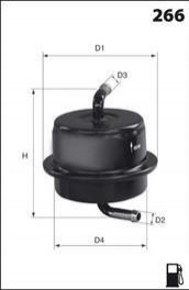 Фільтр палива MECAFILTER ELE6038