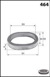 Фільтр повітря (аналогWA6008/LX88) MECAFILTER EL3171