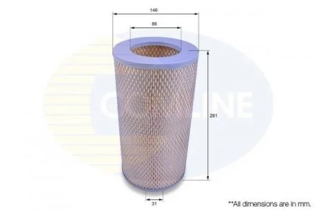 Comline Фільтр повітря COMLINE CTY12040