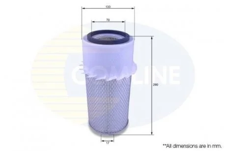 Фільтр повітряний COMLINE CMB12334