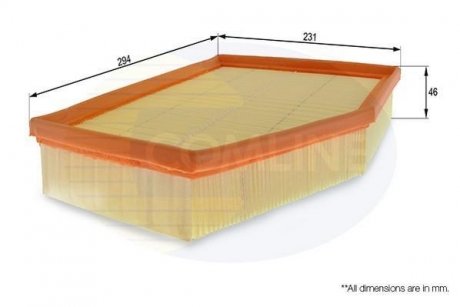 Фільтр повітряний COMLINE EAF614