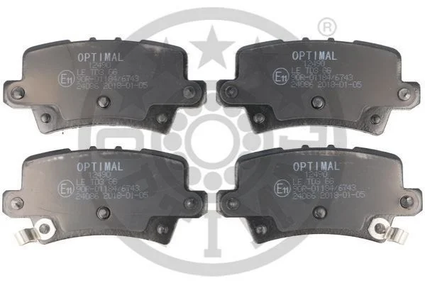 KLOCKI HAMULCOWE HONDA CIVIC VIII HATCHBACK (FN, FK) 05-12 TYL SZT OPTIMAL BP12490 (фото 1)