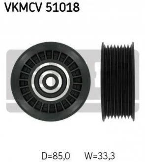 Шків поліклинового ременя SKF VKMCV51018