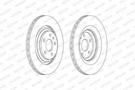 Диск гальмівний FERODO DDF2546C