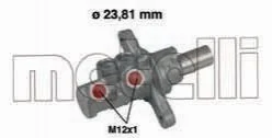 Головний гальмівний циліндр METELLI 050522