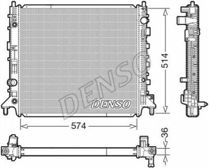 CH£ODNICA SILNIKA CHEVROLET DENSO DRM99013