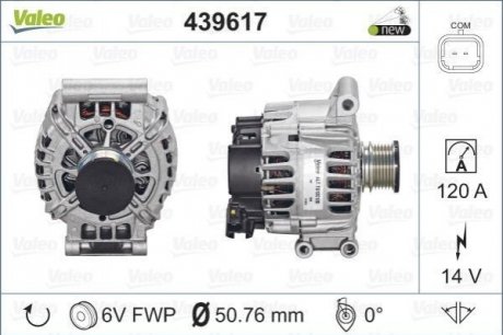 Генератор VALEO 439617