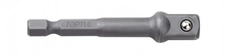 Переходник 1/4х3/8 L65 (6-гр. под шуруповерт Х квадрат) TOPTUL FPKA0812