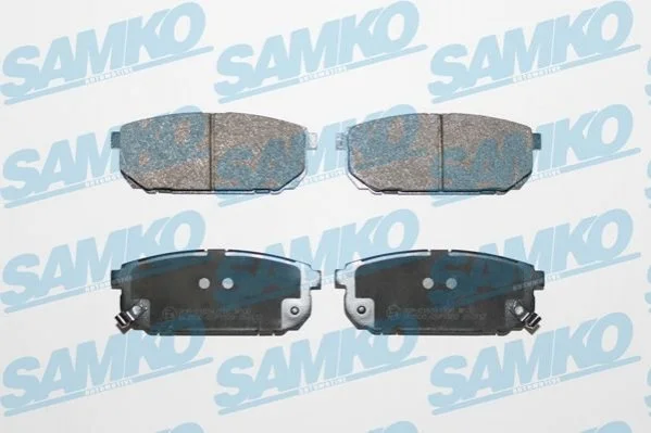 Гальмівні колодки, дискове гальмо (набір) SAMKO 5SP1370 (фото 1)