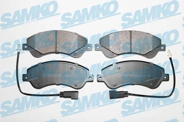 Гальмівні колодки, дискове гальмо (набір) SAMKO 5SP1259 (фото 1)