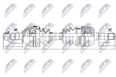Піввісь NTY NPWPL043